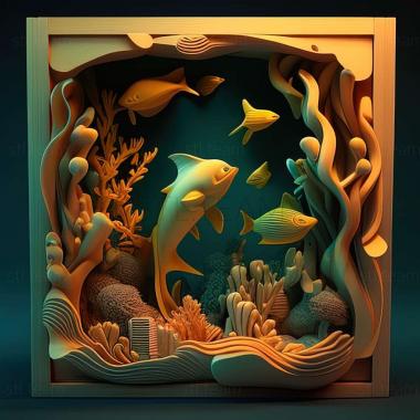 3D model Insaniquarium Deluxe game (STL)